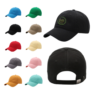 OEM Chất Lượng Cao 100% Bông Mềm Mũ Bóng Chày Bán Buôn <span class=keywords><strong>6</strong></span> Bảng Điều Chỉnh Đồng Bằng Không Có Cấu Trúc Thêu Tùy Chỉnh Trống Cha Hat - Product Image 6