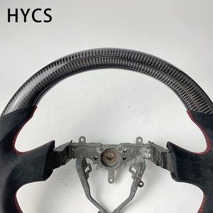 JDM-accesorios para interior de coche de carreras, volante de fibra de carbono personalizado para modelos <span class=keywords><strong>Subaru</strong></span> WRX STI - Product Image 5
