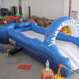 Pvc <b>Inflatable</b> <b>Slide</b> for Kids' Outdoor Indoor <b>Water</b> Sliding & Slip School Use Commercial 10-Person Capacity - Product Image 1