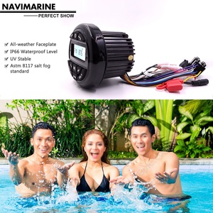 เครื่องเล่นเสียงเกรดมารีนกันน้ำ หน้าจอ TFT ขนาด 3 นิ้ว สำหรับรถเอทีวี เรือยอชท์ เรือ และมอเตอร์ไซค์ รุ่น H-301 - Product Image 4