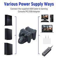 IPega — chargeur USB double pour manettes de jeu, Station de charge, support d'alimentation, pour contrôleur de PS4 Slim Pro