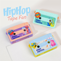 Offre Spéciale voix Cassettes bande enregistrable ventilateur bande cou ventilateur spécial roman cadeaux saint valentin fête faveur (USB)