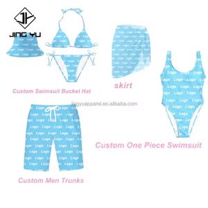 Custom <b>Bikini</b> With Metal Logo Label High Waist Customized <b>Bikini</b> Swimwear Beachwear <b>Sexy</b> Two-piece String <b>Bikini</b> <b>Set</b> 2024 - Product Image 4