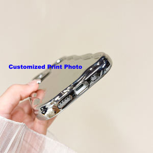 Étui de téléphone portable pour <span class=keywords><strong>iPhone</strong></span> <span class=keywords><strong>11</strong></span> 12 13 14 15 16 17 <span class=keywords><strong>Pro</strong></span> <span class=keywords><strong>Max</strong></span>, avec motif papillon <span class=keywords><strong>beige</strong></span>, bord ondulé, miroir électro-plaqué - Product Image 5