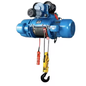 Nouveau palan électrique à câble métallique Construction en acier Type d'élingue de câble métallique 380V moteur télécommande marchandises de levage - Product Image 1