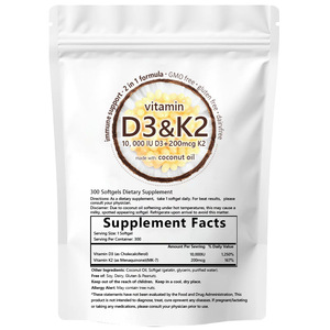 Voorraad Vitamine <span class=keywords><strong>D3</strong></span> K2 Druppels Orale Olie Ondersteunen Botten Vitamine D3k2 Vloeistof Druppels Immuunsysteem En Energieniveaus