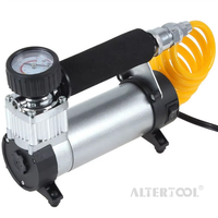 DC 12V Portable en plastique électrique voiture pneu compresseur d'air Mini gonfleur pompe à Air 50L/Min gonflage rapide 0-150PSI plage de pression