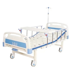 La fábrica fabrica camas médicas de tres funciones de lujo ABS cama <span class=keywords><strong>manual</strong></span> Hospital - Product Image 4