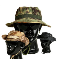 Chapeau Bob Tactique Camouflage à Large Bord pour la Pêche, la Randonnée et la Chasse – Protection Solaire