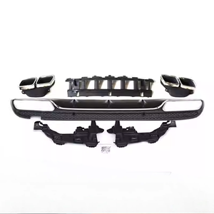 Embouts d'échappement pour Mercedes Benz Classe C W205 C200 C180 C300L C260 jusqu'à C63, embouts de silencieux en acier inoxydable avec <span class=keywords><strong>becquet</strong></span> arrière - Product Image 3