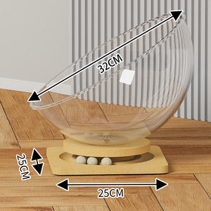 <span class=keywords><strong>Cattoys</strong></span> Summer Semi-Closed Space Capsule Cat Nest Turntable Four Seasons Universal Cat Bed Acrylique Solid Pattern New Cat Bed - Product Image 6