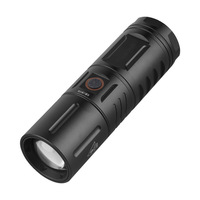 Lampe torche tactique d'urgence Helius pour l'extérieur, rechargeable par USB, corps en alliage d'aluminium, lampe de camping LED, lampes de travail, lanterne