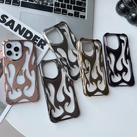 2024 nouveau Design Dissipation thermique étui de téléphone en TPU pour iPhone 15 Pro Max éblouissant Cool électrolytique accessoires mobiles couverture arrière