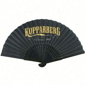 Eco-Friendly Bamboo <b>Folding</b> Hand Fan Custom Logo Sustainable Bamboo Crafted for Business Wedding Personalized Painted Flower - Product Image 1