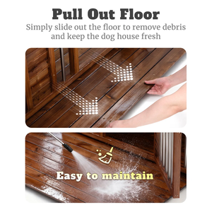 Casetta in Legno da Esterno con Riparo e Recinto - Grande Casa Moderna Contemporanea per Famiglie, Ideale per Ville e Appartamenti - Product Image 3