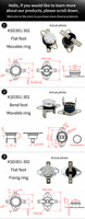 Thermostat de protection de température normalement fermé KSD301/KSD302 40~150°C 10A/16A – Composant électronique