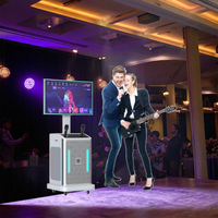 Penjualan Terbaik Speaker Karaoke nirkabel Mini portabel kompatibel dengan aplikasi Smule untuk penggunaan Bar