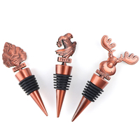 Bouchons de bouteille de vin en métal gravés en 3D, souvenir viking, logo personnalisé