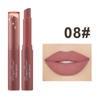 Rouge à lèvres maquillage Rose mat rouge à lèvres imperméable sans cruauté naturel bio végétalien rouge à lèvres 12 couleurs