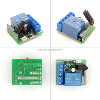 Mini récepteur DC 12V 1CH, module récepteur à relais, télécommande universelle sans fil 433 MHz RF