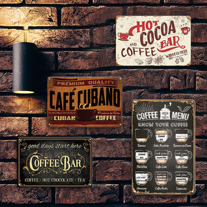 Plaque murale en métal vintage personnalisée, enseigne en étain de forme sur mesure pour la décoration de la maison, du bar, du café, de la cave à bière ou du bureau - Product Image 3