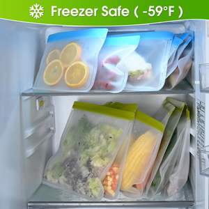 Sacs à sandwich réutilisables étanches HANSUN, sacs de conservation alimentaire sans BPA, épais pour les voyages - Product Image 5