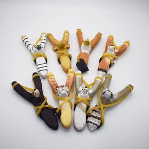 ของเล่นเสริมพัฒนาการ ปืนยิงไม้คลาสสิกสำหรับเล่นกลางแจ้ง ของเล่นหนังสติ๊กยิงสัตว์ ปืนยางยืด งานฝีมือไม้ - Product Image 4