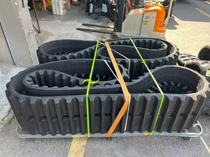 Chenilles en caoutchouc YMGM/Yeaming pour mini-excavatrice - Jaune/Noir Certifié ISO9001 Plusieurs tailles (ex. 180x72x40 300x52.5x80 - Product Image 3
