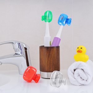 Toothbrush Head Cover Toothbrush Protector Brush Pod Case Protective Plastic Clip Bathroom Cool Stuff for Household Travel - Product Image 6