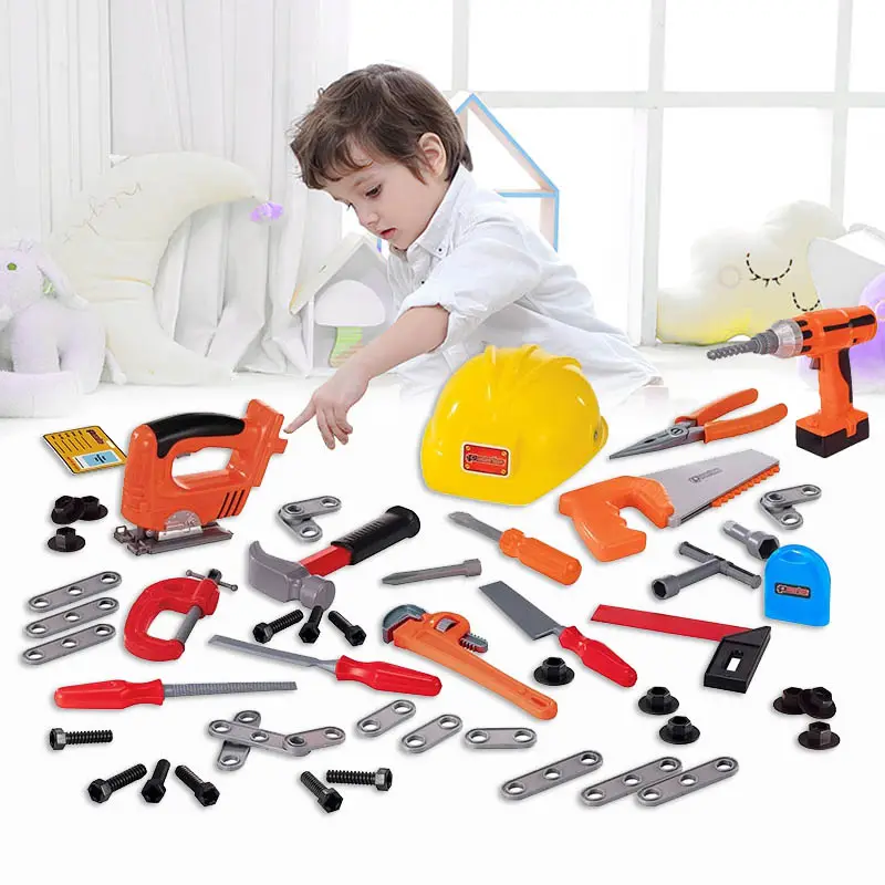 Пластиковый игровой домик, ролевые игрушки, набор инструментов для моделирования и ремонта, ролевые игры для мальчиков