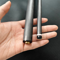 Tongkat Biliar Serat Karbon Penuh Langsung dari Pabrik, Tongkat Snooker Tahan Lama dengan Shaft Tunggal & Desain Kustom Berkualitas Tinggi