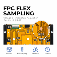 Module FPC flexible OEM/ODM pour batterie de véhicule électrique, échantillonnage de tension 12S-24S, contact polyimide IP67, BMS, directement de l'usine