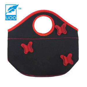 UOO Chine Sac à lunch isolé en nylon et polyester durable avec fonction imperméable en néoprène pour le stockage des aliments - Product Image 4