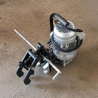 Machine de perçage de rails avec moteur à essence pour les trous de jonction de voies ferrées et les trous de goupilles
