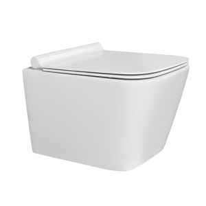 Duroplast Offre Spéciale personnalisé pas cher prix <span class=keywords><strong>WC</strong></span> salle de bain sanitaire moderne fermeture douce UF forme carrée siège de toilette couverture - Product Image 1