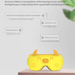 Mini Masajeador de Ojos con 5 Modos de Vibración y Compresión Caliente, Dispositivo Inteligente con Voz para Niños - Product Image 3