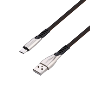 OEM Phẳng V8 Cáp Hợp Kim Kẽm Đầu Và Dây Vải Micro USB2.0 Gốc Sạc Micro USB Cable - Product Image 3
