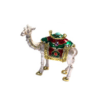 Lampe Magique d'Aladdin Écologique et Durable, Ornements Métalliques Polis au Design Amoureux, Décoration de Table pour Maison, Hôtel, Chambre, Souvenir
