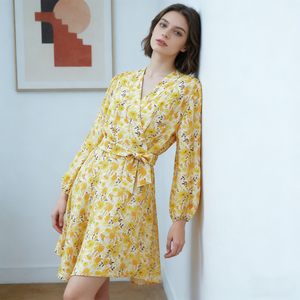 Abito Elegante <span class=keywords><strong>da</strong></span> Donna in Seta e Lino, Vestito di Lusso in Chiffon, <span class=keywords><strong>Abbigliamento</strong></span> Cerimoniale di Alta Moda - Product Image 1