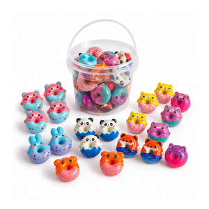 Juguete de Donut de Animalito Adorable Sin Azúcar para Regalo de San Valentín, de PU de Levantamiento Lento, Sensorial, Antiestrés, para Intercambio Escolar, Venta al por Menor y al por Mayor - Product Image 6