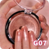 Poudre illuminante OEM, 10 couleurs, fini scintillant, palette de maquillage pour le visage, étiquette privée personnalisée, cosmétiques
