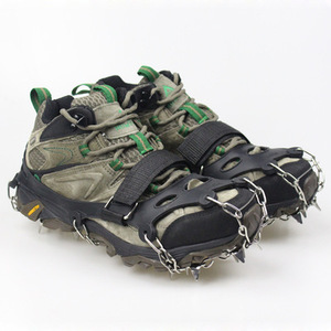 Crampons antidérapants pour chaussures avec pointes en acier inoxydable pour la marche, le jogging, <span class=keywords><strong>l</strong></span>'<span class=keywords><strong>escalade</strong></span> et la randonnée <span class=keywords><strong>sur</strong></span> neige - Product Image 5