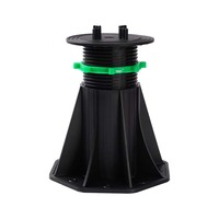 Base réglable en plastique de Decking de soutien de tuile auto-nivelant la taille de piédestal ajustée