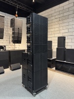 Haut-parleur de scène d'intérieur passif pleine fréquence professionnel de 10 pouces alimenté par courant alternatif Double Line Array avec Crossover à l'intérieur