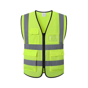เสื้อกั๊กนิรภัยสะท้อนแสง CITICITY สีเหลืองสำหรับงานก่อสร้าง  พร้อมโลโก้สั่งทำพิเศษ - Product Image 3