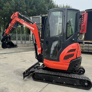 Nieuwe <span class=keywords><strong>mini</strong></span>-rupsgraafmachine KN25U met cabine, aangepaste motor, voor bouw en landbouw, te koop. - Product Image 4