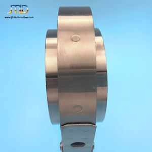 Set Klem V-Band JTLD 2,5 Inci Heavy Duty dengan Set Flens untuk 2 Sambungan Knalpot - Product Image 1