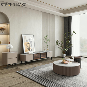 <span class=keywords><strong>Mueble</strong></span> de TV Moderno y Lujoso de Color Blanco, Mesa de Centro, <span class=keywords><strong>Mueble</strong></span> para Televisión y Soporte para TV, <span class=keywords><strong>Mueble</strong></span> de TV para Sala de Estar - Product Image 3