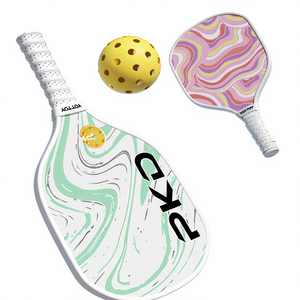 ชุดไม้พายพิคเคิลบอลไม้ป็อปลาร์ 7 ชั้น สำหรับผู้เริ่มต้น ขายส่ง ออกแบบลายพิมพ์เองได้ ไม้พายพิคเคิลบอลสำหรับเด็ก - Product Image 1