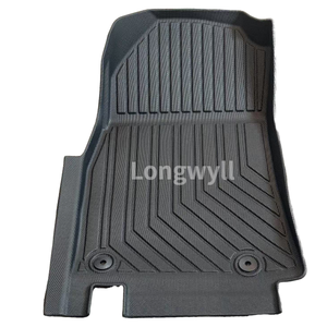 Longwyll ISUZU D-Max <span class=keywords><strong>TPV</strong></span> 5MM Imperméable Léger Couverture Complète 100% Sans Odeur Anti-rayures 5 Pièces Tapis de Sol de Voiture - Product Image 3